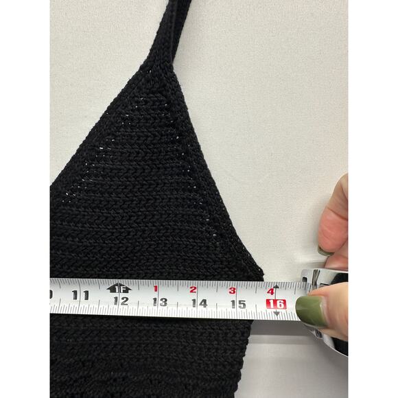 Wilfred Black Knit Cropped Top - Picture 5 of 9